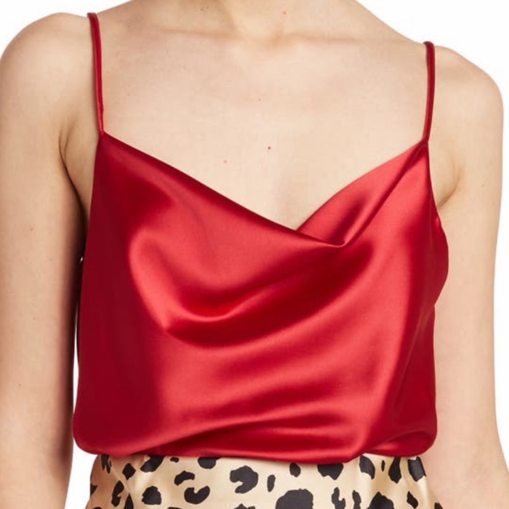 Satin Cowl Neck Camisole